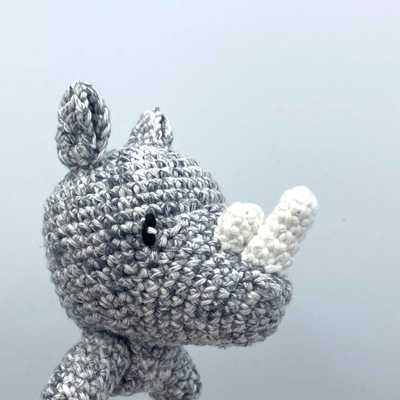 Neusie the Rhino baby rattle