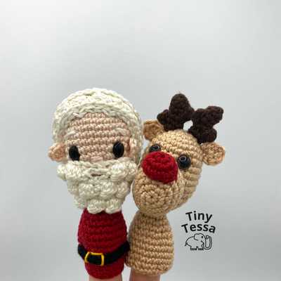 Santa Claus finger puppets